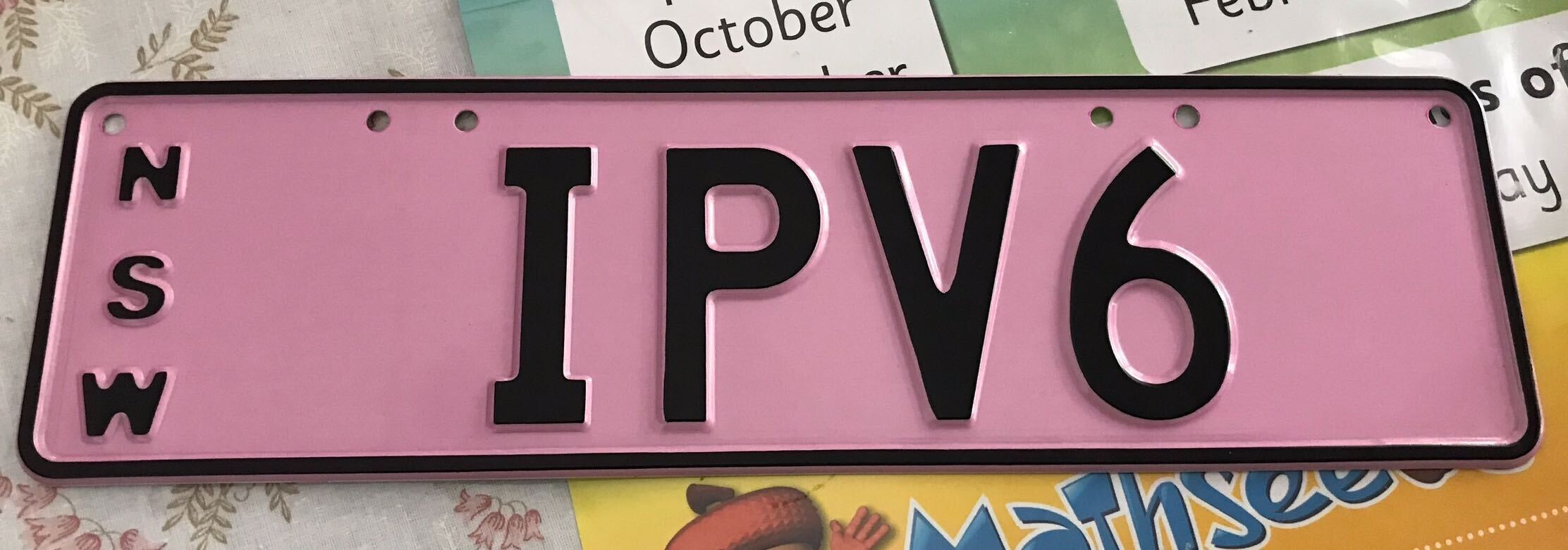 ipv6 licence plate